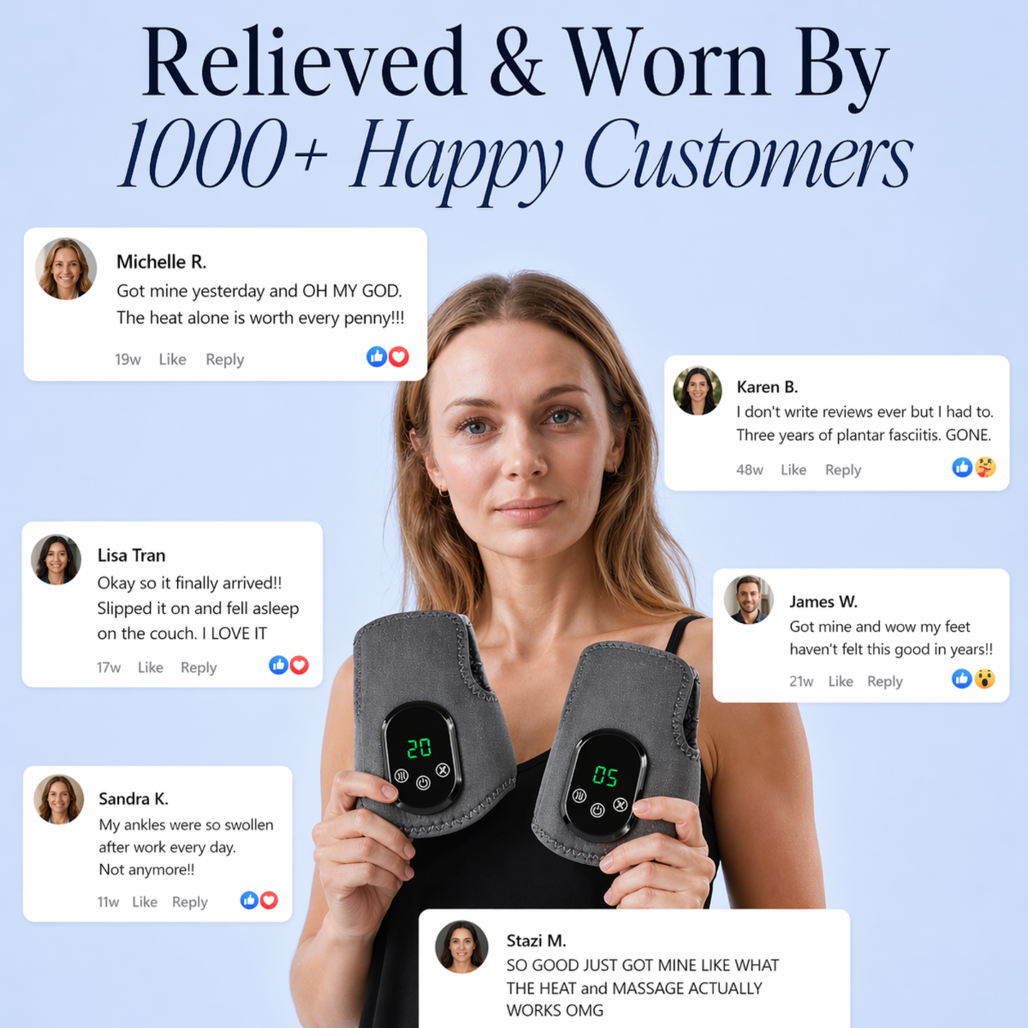 NexSole™ Triple Therapy Massager