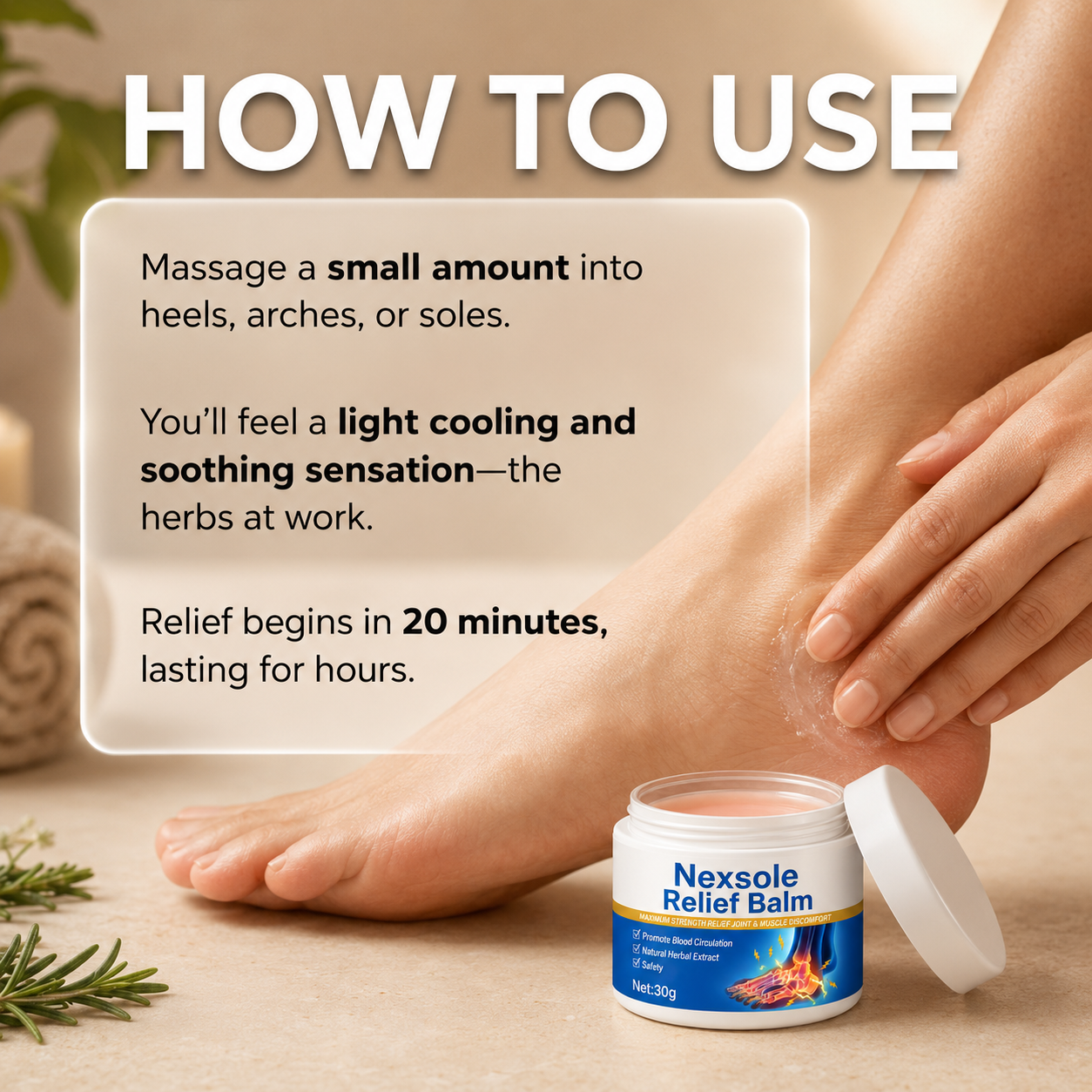 NexSole™ Relief Balm
